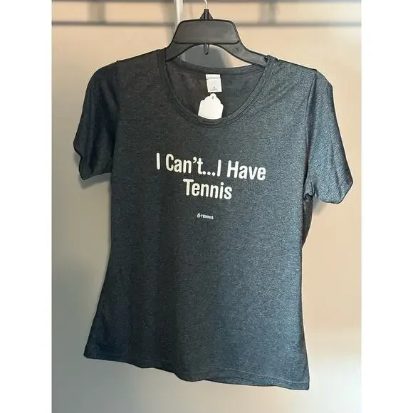 I Can’t Have Tennis T-Shirt Player Shirt Classic Size Small - Picture 1 of 2